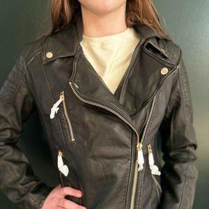 Free People Harriett Vegan leather jacket
